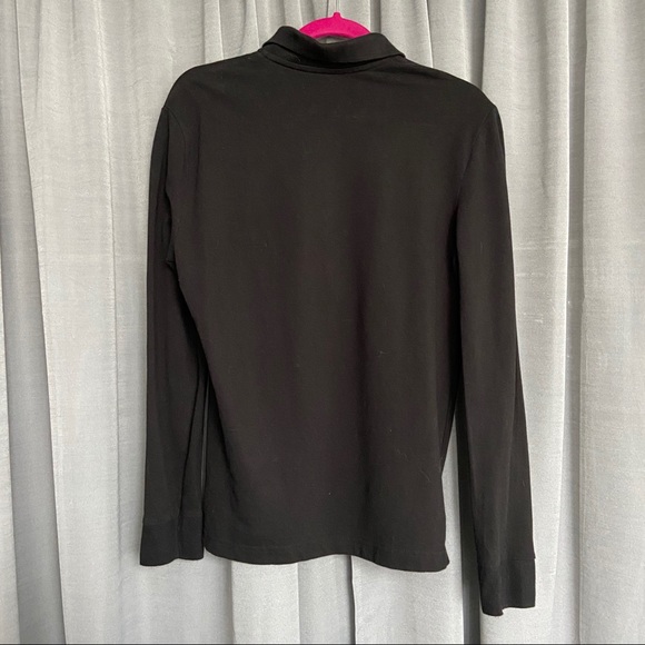 H&M Black Long Sleeve Polo - Picture 2 of 3